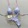 Biquíni Novo Estilo Europeu e Americano 2026 Tecido Especial Aliexpress Maiô Estampado Praia Sexy Moda Praia Feminina