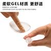 Sapatos de Salto Alto Padrão de Água Almofada para Metatarso Sandálias de Silicone Antiderrapante Absorvente de Choque Almofada para Metatarso Anti-Desgaste e Anti-Dor Palmilha Almofada de Meio Tamanho para Mulheres