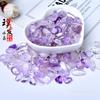 Grava de amatista natural amatista lavanda piedra original cristal morado claro tapete para pecera decoración de macetas adornos