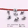 Contas de Caveira DIY Pulseira de Halloween Colar Contas Espaçadoras Liga de Prata do Tibete Acessórios de Joias Venda por Atacado em Estoque