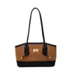 Bolso de Mano de Alta Gama Transfronterizo Cuadros Casual Bolso de Axila para Mujer 2025 Otoño e Invierno Nuevo Casual Bolso de Hombro de Gran Capacidad