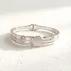 Nova Pulseira de Aço Titânio com Preço Especial para Mulheres em Formato de C Fashionável com Diamantes Resistente à Cor Alta Qualidade Joia para Melhor Amiga