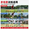 Equipo de entrenamiento de fútbol, vallas para entrenamiento físico, soportes para vallas pequeñas, obstáculos para niños, juegos de vallas para saltar, combinaciones de vallas ajustables