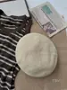 Boina para Mujer de "Excelente Ajuste", Verano Fina Transpirable Versátil Estilo Retro Francés para Cabezas Grandes Sombrero de Artista