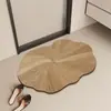 Alfombrilla de Piso para Baño con Grano de Madera Retro Fuerte Absorción de Agua Alfombrilla de Tierra de Diatomeas Sentido de Alta Gama Felpudo de Entrada de Baño Felpudo Antideslizante