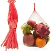 Bolsa de Malla de Plástico de Fábrica Bolsa de Malla para Frutas y Verduras Bolsa de Red para Empaque Bolsa de Malla Tejida para Papa y Cebolla Bolsa de Malla Pequeña para Juguetes