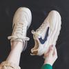 Tênis de Casal, Tênis de Couro de Outono, Tênis da Moda Feminino, Sapatos Casuais para Viagem de Estudante, Sapatos de Sola Grossa, Versátil