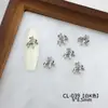 Accesorios para Uñas con Zirconia del Año del Caballo 2026 Nuevos Lindos Ponis del Zodiaco Rojo Aleación Pedrería Decoraciones de Uñas Portátiles para DIY
