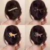 Presilha Torcida de Cabelo de Verão para Cabelos Grossos, Grampo de Cabelo Fofo com Pérolas para Mulheres, Acessório de Cabelo de Alta Qualidade