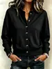 Cardigan Botão Europeu e Americano Transfronteiriço Outono e Inverno Amazon Casaco Elegante de Cor Sólida Moletom Casual de Manga Longa Gola Alta