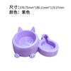 Tazón doble para mascotas protección de cuello tazón para gatos botella de agua recarga automática de agua tazón para gatos recipiente para comida cuenco de arroz anti-golpes suministros para gatos y perros al por mayor