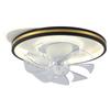 Ventilador de Techo con Luz Rotación Invisible 360 LED Silencioso Simple Integrado Ventilador Luz de Techo para Dormitorio Iluminación Moderna Zhongshan