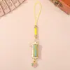 Colgante para Teléfono Brocado de Canción Bambú de la Fortuna - Símbolo de progreso continuo, adorno colgante portátil, producto cultural y creativo para lugares escénicos y tiendas de Hanfu, accesorio estilo chino al por mayor
