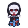 Série Halloween PVC borracha macia decorativa fivela buraco sapatos flor sapato fivela pulseira com jardim sapatos acessórios em estoque atacado