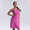 Pijama Feminino Novo 2025 Comércio Exterior Feminino Viscose Renda Acabamento Cor Sólida Camisola Atacado Transfronteiriço