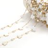 Aço inoxidável Shell Cadeia Estrela Amor Flor Lua Rodada Bola Bead Cadeia DIY Acessórios de colar artesanal