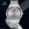 ORSGA Reloj de Moda para Hombre de Negocios Fuente de Fábrica Calendario en Vivo Luminoso Comercio Exterior Simple Cuarzo Dorado Reloj para Hombre