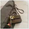 Bolsa de Mão Pequena Color-Block Nova Moda Primavera 2026, Bolsa de Ombro Única para o Dia a Dia, Bolsa Transversal Simples de Alto Valor