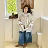 Chaqueta de Dibujos Animados para Niñas 2026 Otoño Nueva Moda Ropa Infantil Top con Capucha Casual para Niñas Tendencia de Otoño Infantil