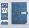 Cuaderno A5 con Logo Personalizado, Páginas Gruesas Rayadas, Cubierta de Cuero, Bloc de Notas para Oficina de Negocios, Cuaderno de Gran Capacidad, Venta al por Mayor de Fábrica