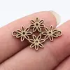 Conectores Rombo Forma de Flor Multicolor de 30X21 mm 1.7 g, Accesorios DIY de Venta Caliente Transfronteriza