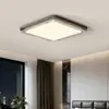 Lámpara de Techo Minimalista para Sala de Estar con Sensación de Lujo Ligero Estilo Italiano, Patrón de Hielo Agrietado, Elegantes Luminarias Rectangulares para Uso Doméstico en Pasillos