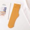 Calcetines de hielo calcetines de pelo fino celebridad de Internet medias de hielo de terciopelo color sólido calcetines de moda combinables para mujer verano calcetines blancos y negros