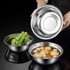 Tazón Grueso de Acero Inoxidable para Sopa, Tazón para Arroz, Tazón Doméstico, Tazón para Fideos, Tazón Pequeño, Recipiente Pequeño, Tazón para Batir Huevos, Tazón para Verduras, Tazón Multiusos