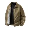 Comércio Exterior Transfronteiriço Jaqueta Casual de Veludo Grosso Camurça para o Inverno Jaqueta Masculina Quente para Uso ao Ar Livre Tendência Moda