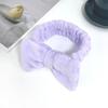 Diadema Elástica Estilo Chino de Terciopelo Coral con Lazo Set de Diadema y Pulsera para la Cabeza para Lavado de Cara, Lazo para el Cabello, Accesorio para el Cabello Impermeable