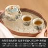 Fábrica Xiangyang Flor Meng Conejo Olla de Mano Tetera China Horno Ru Juego de Té de Cerámica para Recibir Invitados Tetera de Té Kung Fu
