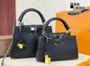 Nuevo bolso de mano de lujo marca L con cadena metálica, moderno y versátil, se puede usar como bolso de mano, bolso de hombro o bolso cruzado