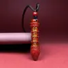 Mineral Crudo Cinabrio Colgante Pluma Wenchang Alto Contenido Arena Dorada Púrpura Arena Roja Imperial Collar Venta al por Mayor de Fábrica "Lista Dorada del Éxito"