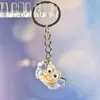 Lindo Hecho a Mano DIY Cangrejo Tortuga Delfín Bolsa Colgante de Joyería Unisex Moda Llavero Personalizado