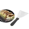 Utensilios de cocina nuevos pala biselada de hoja grande herramienta para barbacoa y horneado pala para panqueques pala de cocina de acero inoxidable