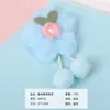 Pelaje de Conejo Flor de Ciruelo Bola Colgante Accesorios de Tela Textura Felpa Ropa Pinza para el Cabello Colgante Bolso Decoración DIY Suministros Venta al por Mayor