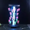Suporte de Copo de Coquetel Luminoso para Bar KTV Suporte Criativo de Ferro para Taça de Vinho Carregamento Suporte de Copo para Uma Taça