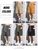 Pantalones Cortos Cargo de Seda de Hielo Nasa para Hombre Verano Delgados de Secado Rápido Casual Ropa Exterior de Media Pierna Deportivos Playa Pantalones de Cinco Puntos Modernos