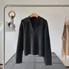Otoño 2026 Nuevo Suéter de Punto Suave con Cuello POLO Estilo Otoño/Invierno para Mujer Suéter Pulóver Tejido 492579