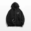 Sudadera con Capucha Única para Mujer, Nuevo Estilo Otoño 2025, Cárdigan Holgado con Forro Polar, Chaqueta Linda Estampada, Estilo Trendy Ins