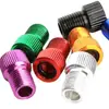 Ventas directas de fábrica alta calidad bicicleta aleación de aluminio boca francesa giratoria boca americana adaptador francés accesorios boca de aire boca giratoria