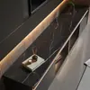 Mármol Moderno Lujo Ligero Gabinete de TV Esterilla Protectora para Encimera Mesa de Aparador Mantel Mueble Zapatero de Entrada Mesa