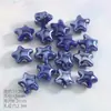 Cuentas Sueltas de Cerámica de Estrella de Cinco Puntas de Colores con Agujeros Rectos para Joyería Hecha a Mano DIY Accesorios de Cuentas de Estrella Accesorios para Pulseras Ropa