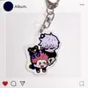 Chaveiro Pingente Série de Mercadorias Jujutsu Kaisen Desenho Animado Anime Mercadoria Chaveiro Pingente de Acrílico Mercadoria