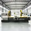 Torno Ordinario CW61125*2000 tipo Shenyang con contrapunto y plato de garras, torno horizontal de alta resistencia con doble plato