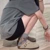 Zapatos Birkenan de Suela Gruesa para Mujer, Nuevos, de Piel de Vaca, Corcho, Antideslizantes, Zapatos de Tacón Bajo, Sandalias Birkenan de Verano para Hombre, Combinan con Todo