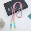 Lanyard para Teléfono Móvil Huayang Cuerda Trenzada Correa para Bolso Cruzado Portabotellas Colgante para Llavero Accesorios Coloridos