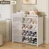 Sapateira multicamadas à prova de poeira transfronteiriça, armário de sapatos simples e fácil de montar para uso doméstico, armário de armazenamento multifuncional com gavetas para dormitórios e quartos