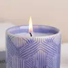 Contenedor de vela personalizado de fábrica DIY color macarrón redondo para el hogar sala de estar incienso aromático regalo a mano