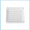 Janela de Ventilação Marítima Painel de Ventilação de Plástico ABS Preto e Branco Janela de Ventilação com Palhetas Entrada de Ar Saída de Exaustão para Uso Marítimo e Uso em RV